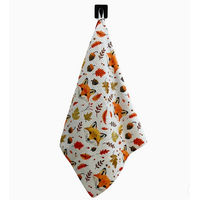 Autumn Fox Tea Towel