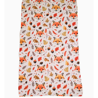 Autumn Fox Tea Towel