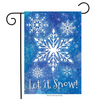 Snowflakes Garden Flag