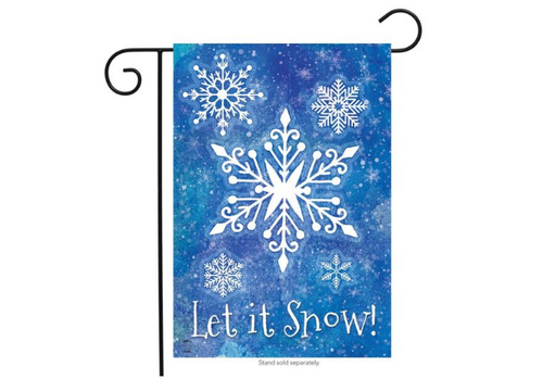  Snowflakes Garden Flag 