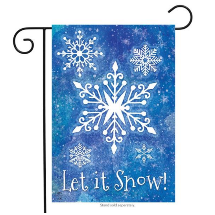 Snowflakes Garden Flag