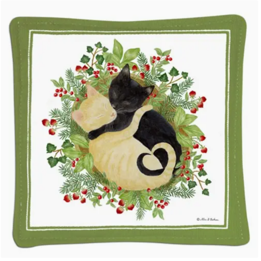 Spiced Mug Mat Cats in Bowl