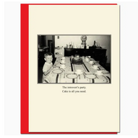 Introvert's Party Humor Card