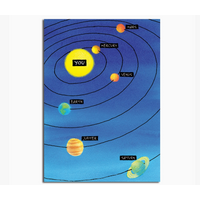 Solar System Birthday Card