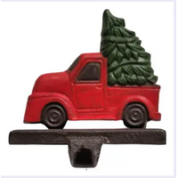Cast Iron Truck with Tree Stocking Holder