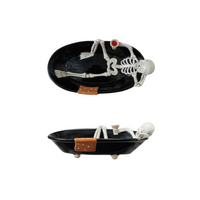 Ceramic Skeleton in Tub Shaped Bowl