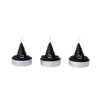 Witch's Hat Shaped Tealights Boxed Set of 9