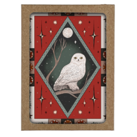 Snowy Owl Yuletide Blessings Boxed Cards
