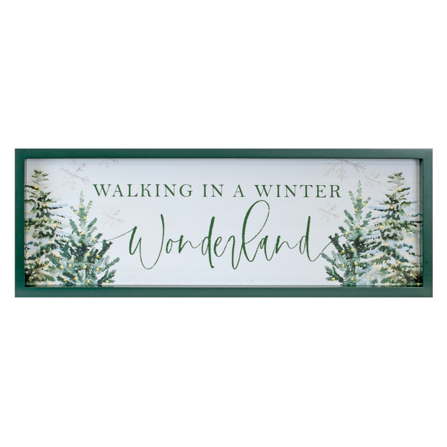 Walking in a Winter Wonderland Sign 25" L