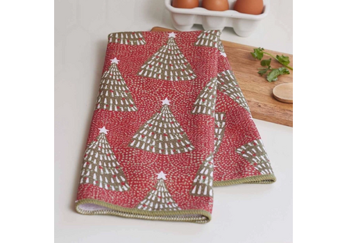  Rockflowerpaper Filigree Trees Tea Towel 