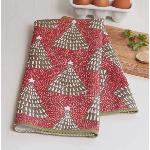  Rockflowerpaper Filigree Trees Tea Towel 