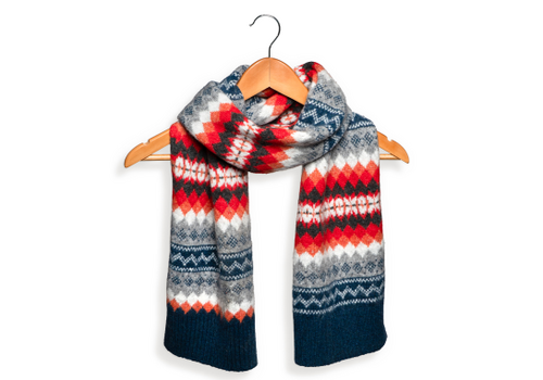  Joy Accessories Multi Fair Isle Scarf 