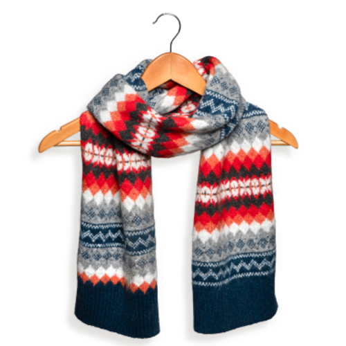 Joy Accessories Multi Fair Isle Scarf 
