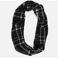 Infinity Plaid Woven Scarf