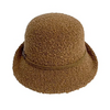 Shihreen Bouclé Wool Turn Brim Hat with Rope Accent