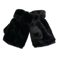 Faux Fur Fingerless Glove