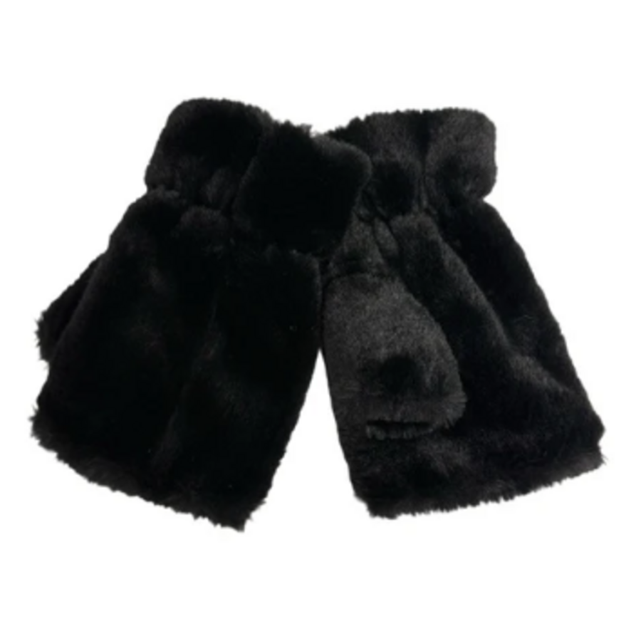 Faux Fur Fingerless Glove