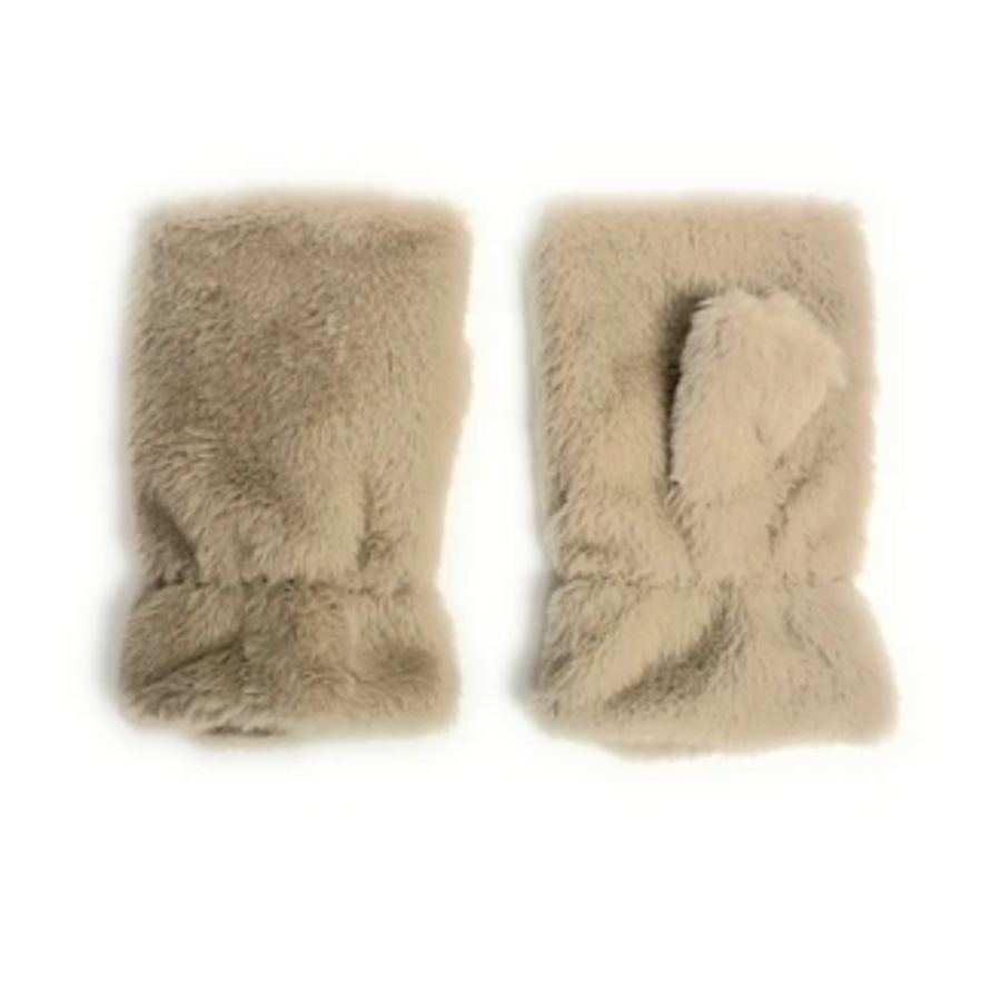 Faux Fur Fingerless Glove
