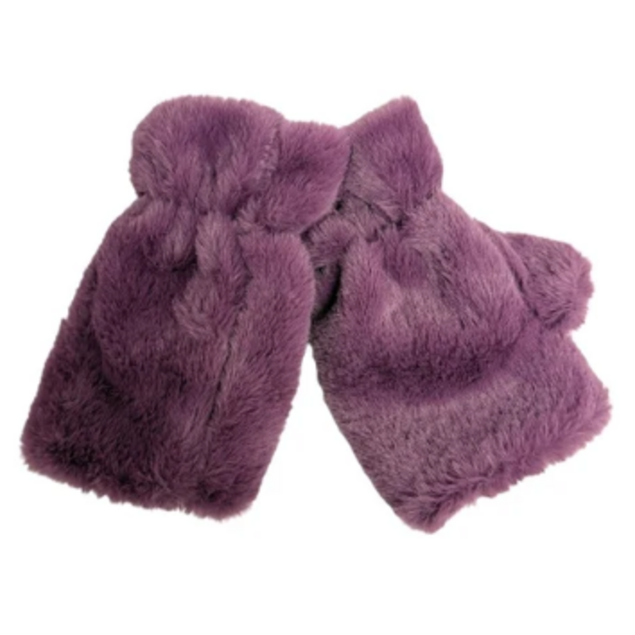 Faux Fur Fingerless Glove