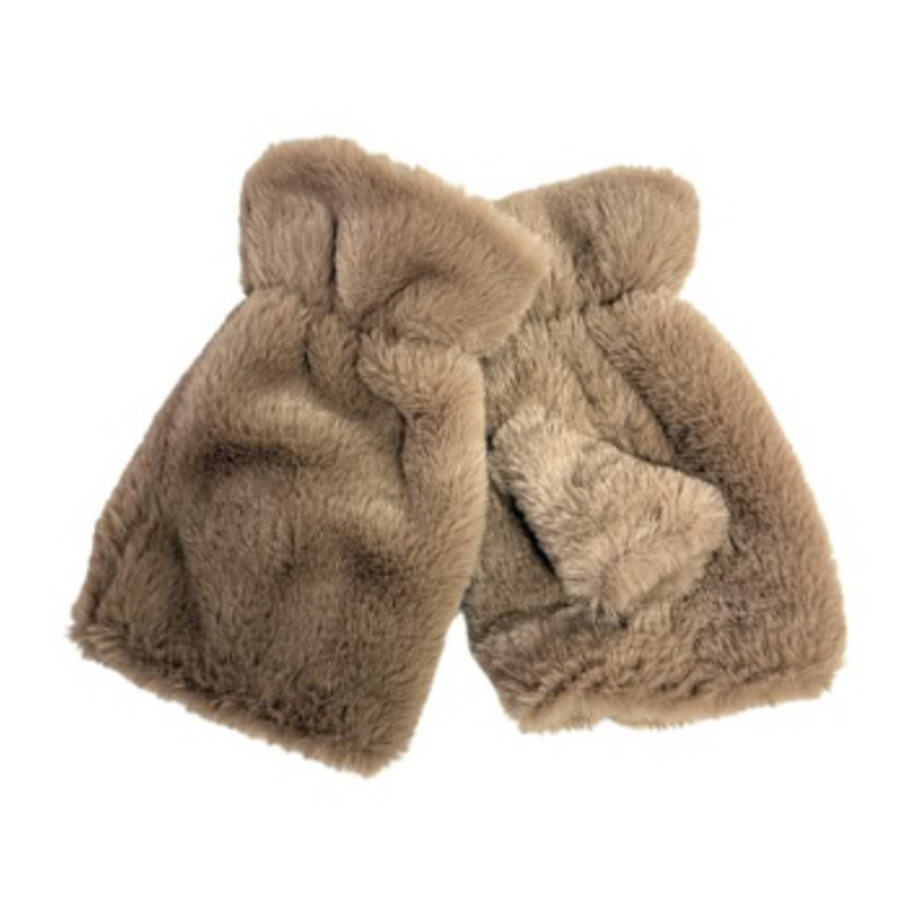 Faux Fur Fingerless Glove