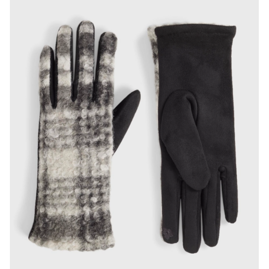 Sherpa Plaid Touchscreen Gloves