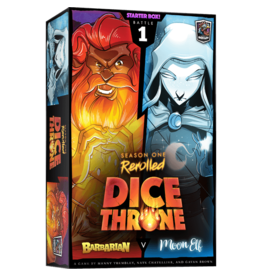 Roxley Games Dice Throne Season 1 ReRolled - Barbarian vs Moon Elf