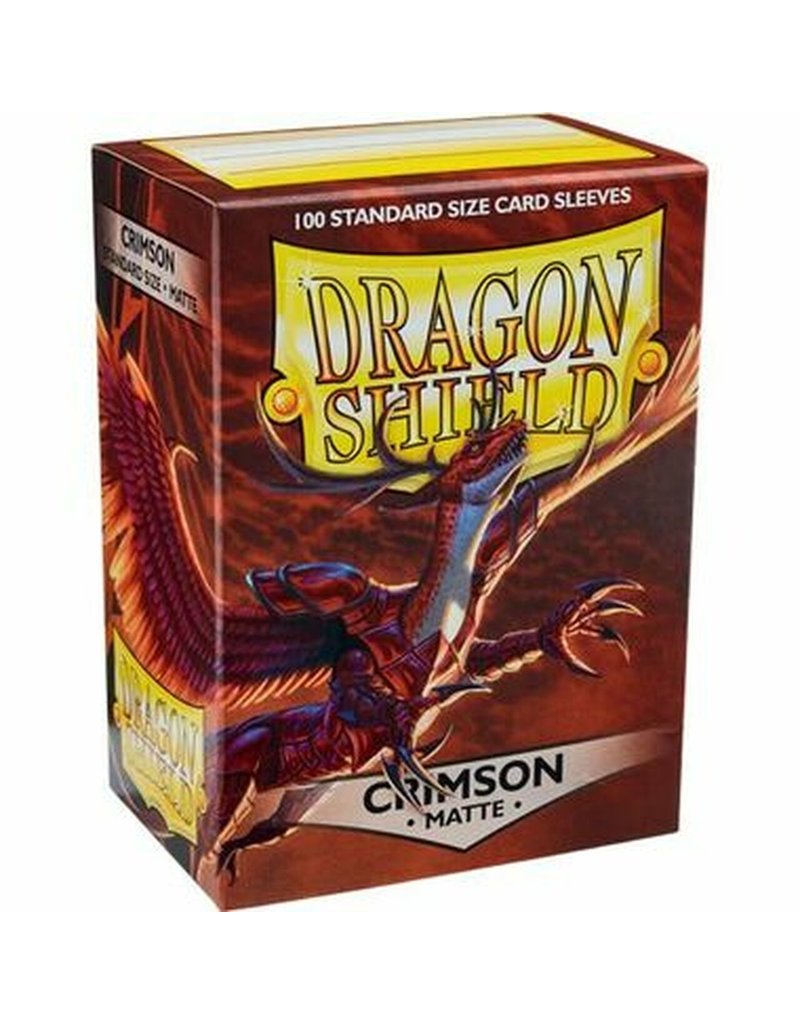 Arcane Tinmen Dragon Shield: Matte Crimson Card Sleeves (100)