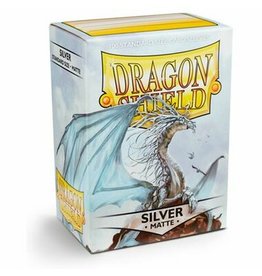 Arcane Tinmen Dragon Shield: Matte Silver Card Sleeves (100)