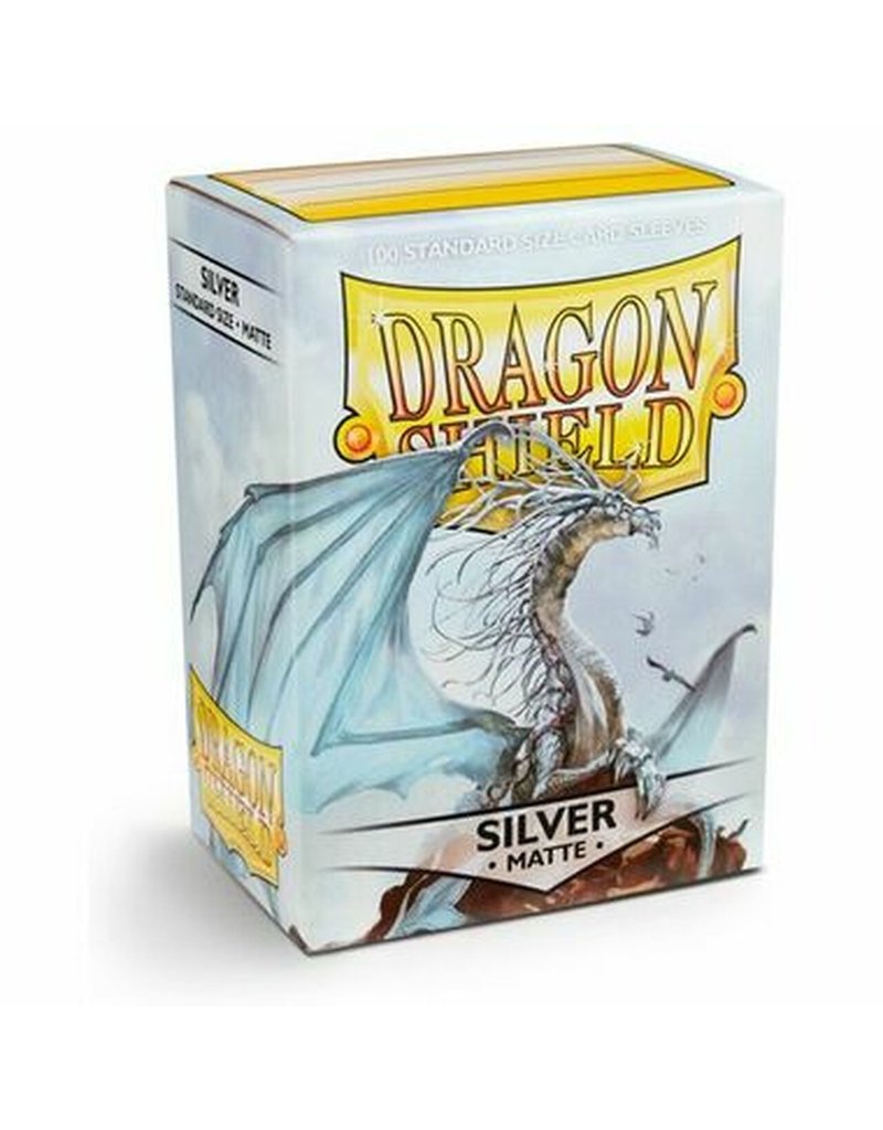 Arcane Tinmen Dragon Shield: Matte Silver Card Sleeves (100)