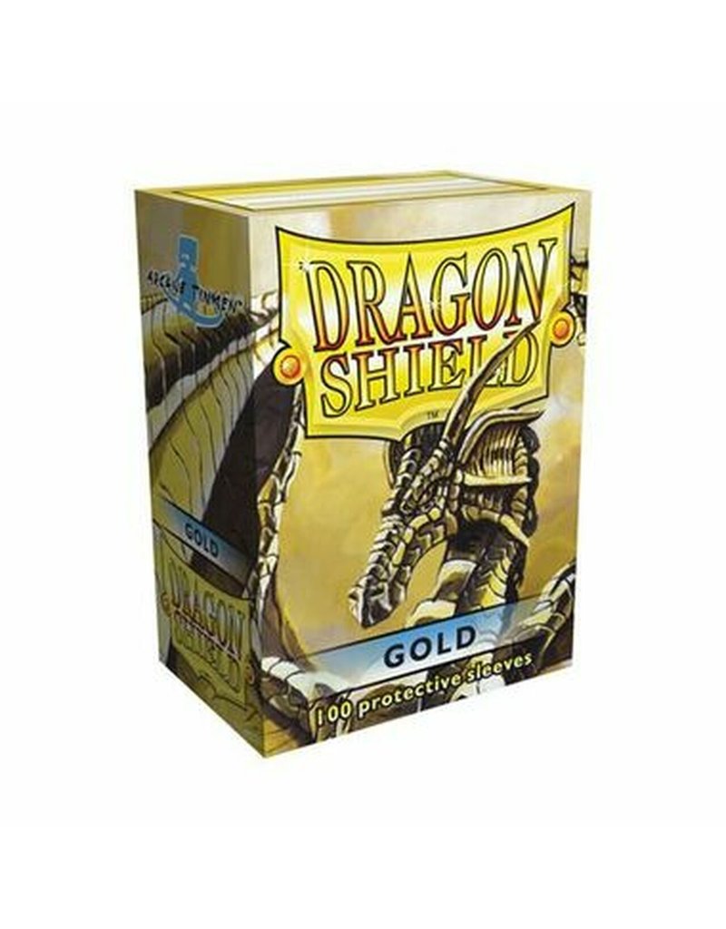 Arcane Tinmen Dragon Shield: Matte Gold Card Sleeves (100)