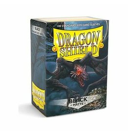 Arcane Tinmen Dragon Shield: Matte Black Card Sleeves (100)
