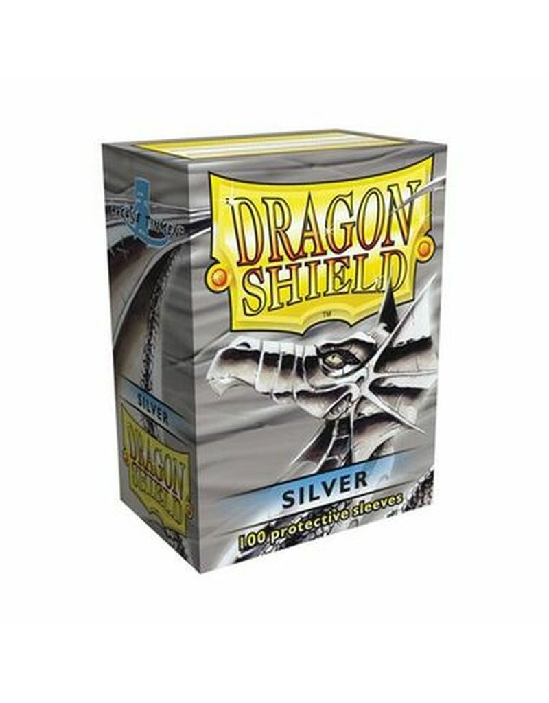 Arcane Tinmen Dragon Shield: Silver Card Sleeves (100)