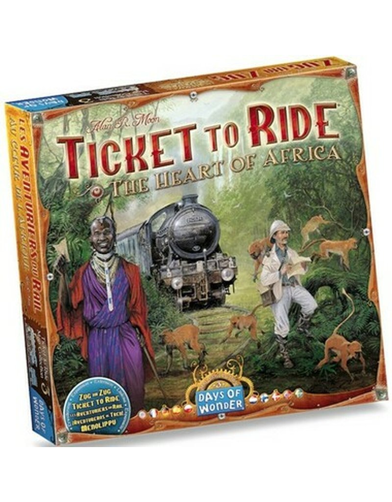 Days of Wonder Ticket to Ride - The Heart of Africa - Map Collection Volume 3