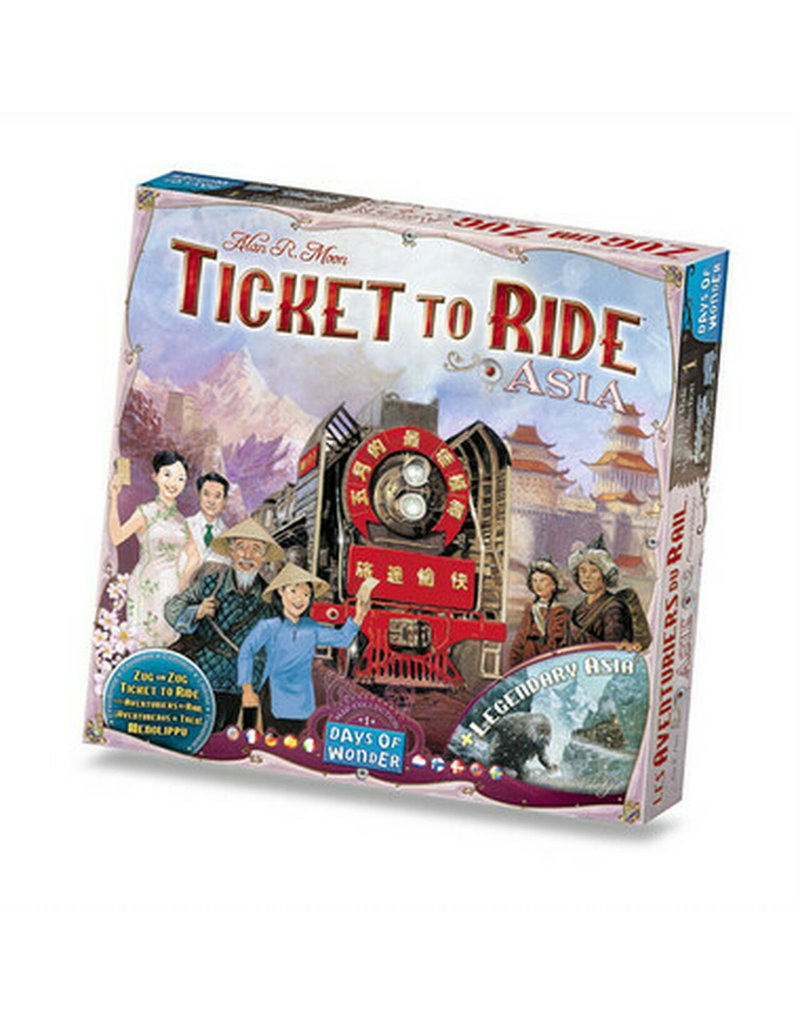 Days of Wonder Ticket to Ride - Asia - Map Collection Volume 1