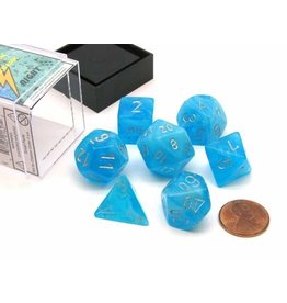Chessex Chessex 7-Set Dice Cube Luminary Sky with Silver