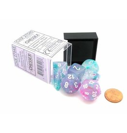 Chessex Chessex 7-Set Dice Cube Luminary Nebula Wisteria with White