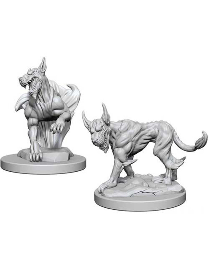 Wizkids D&D: Nolzur's Marvelous Minis: Blink Dogs W1 (Unpainted)