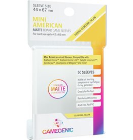 Gamegenic MATTE Board Game Card Sleeves - Mini American-Sized 44 x 67 mm
