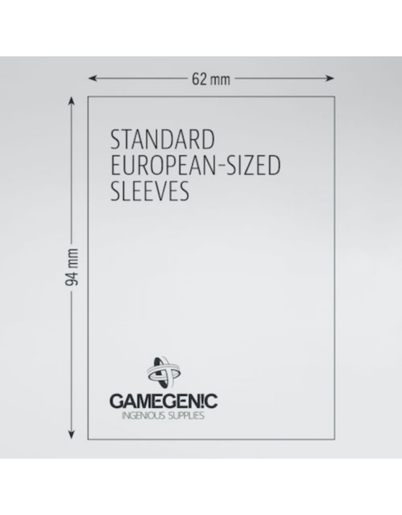Gamegenic MATTE Board Game Card Sleeves - Standard European-Sized 62 x 94 mm