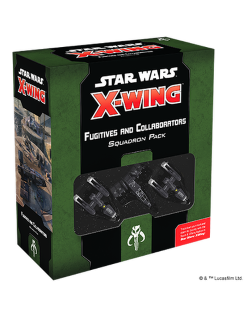 Atomic Mass Games Star Wars X-Wing 2nd Edition - Fugitives and Collaborators Squadron Pack