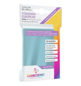 Gamegenic PRIME Board Game Card Sleeves - Standard European-Sized (62 x 94 mm)