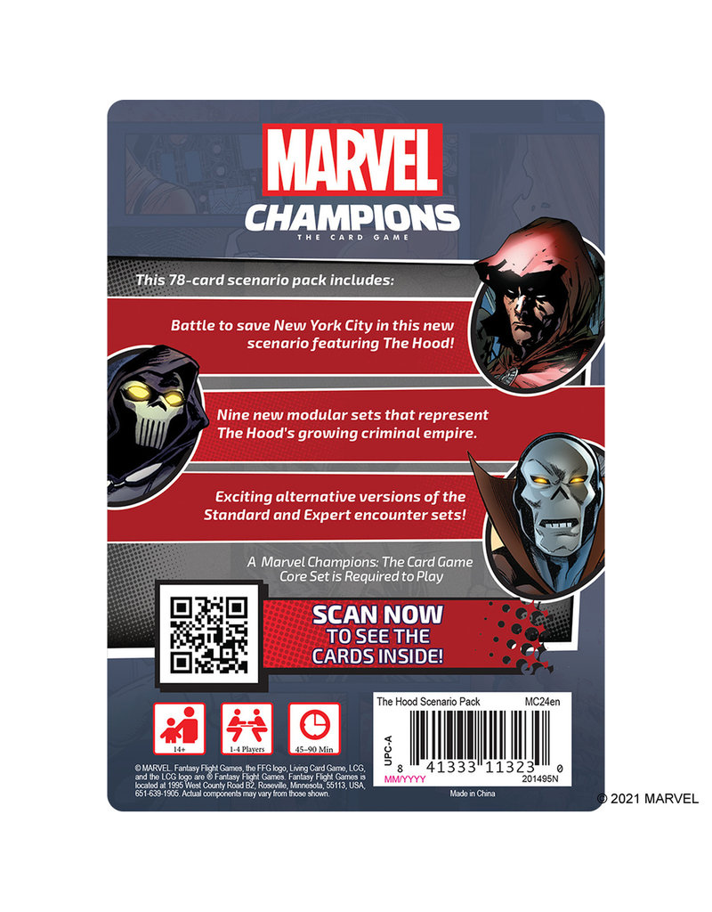 Fantasy Flight Games Marvel Champions LCG - The Hood Scenario Pack Expansion