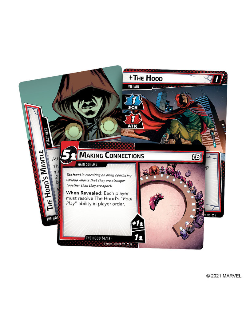 Fantasy Flight Games Marvel Champions LCG - The Hood Scenario Pack Expansion