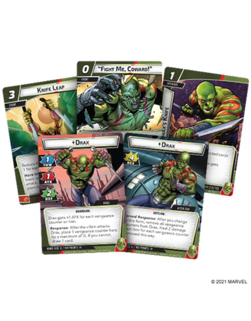 Fantasy Flight Games Marvel Champions LCG - Drax Hero Pack Expansion