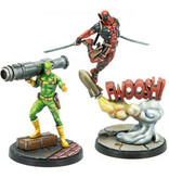 Atomic Mass Games Marvel Crisis Protocol - Deadpool & Bob, Agent of Hydra Character Pack