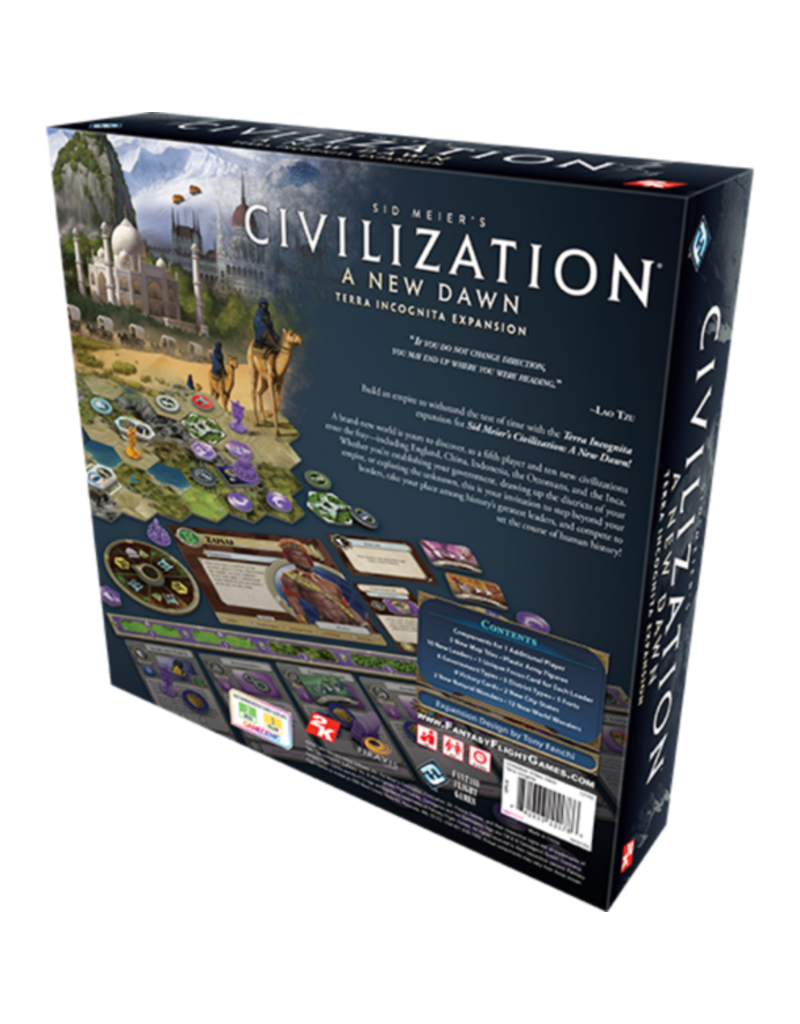 Fantasy Flight Games Sid Meier's Civilization - A New Dawn - Terra Incognita Expansion