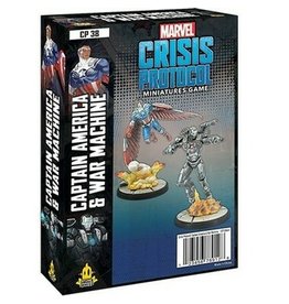 Atomic Mass Games Marvel Crisis Protocol - Captain America & War Machine Character Pack