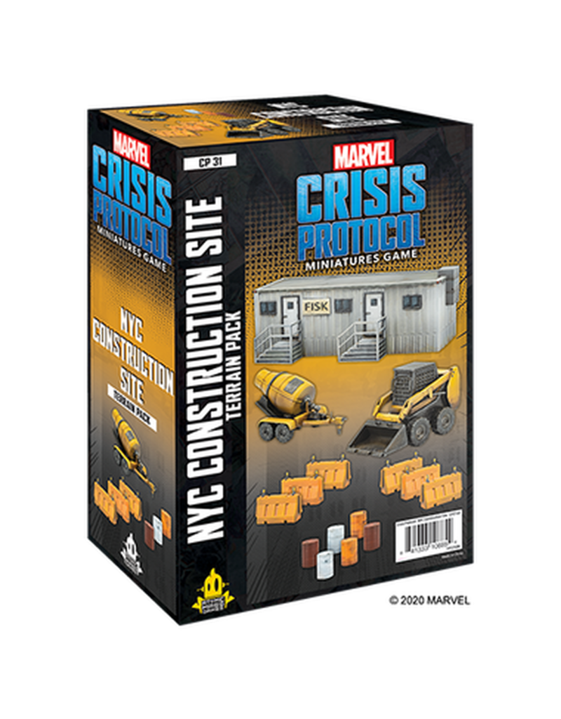 Atomic Mass Games Marvel Crisis Protocol - NYC Construction Site - Terrain Pack