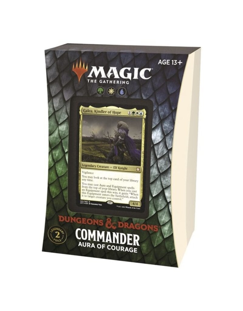 Wizards of the Coast MTG Adventures in the Forgotten Realms Commander Deck - Aura of Courage