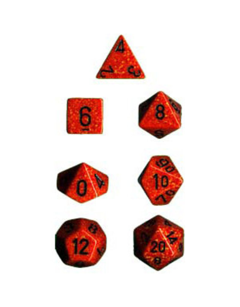 Chessex Chessex 7-Set Dice Cube Speckled Fire